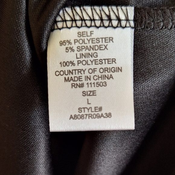 Charlotte Russe Black Floral Mesh Dress - Size L - Picture 8 of 11